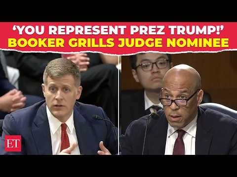 ‘Trump owes you $400K, why don’t you reveal that?’: Booker AMBUSHES Judge nominee in Senate | WATCH