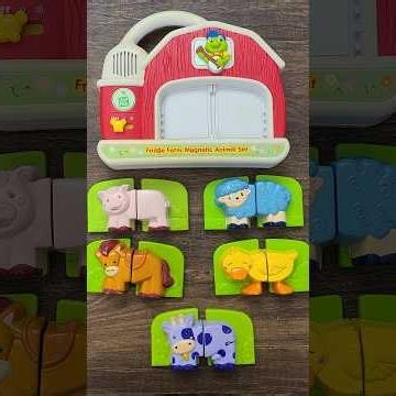 LeapFrog FRIDGE FARM MAGNETIC ANIMAL Complete Set Chick Pig Horse Sheep Cow FOR SALE!