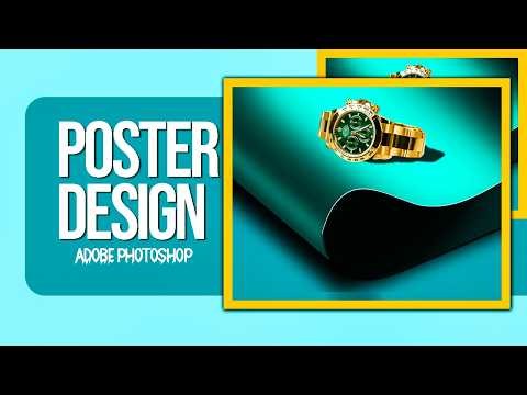 How to Create a LUXURY Product Poster in Photoshop | Beginner Tutorial