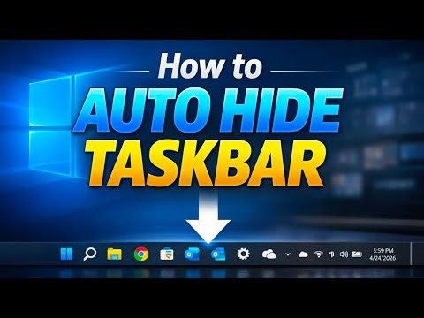 How to Auto-Hide Taskbar in Windows