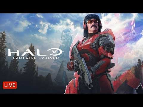 🔴DR DISRESPECT - HALO CE REMAKE - FULL PLAYTHROUGH