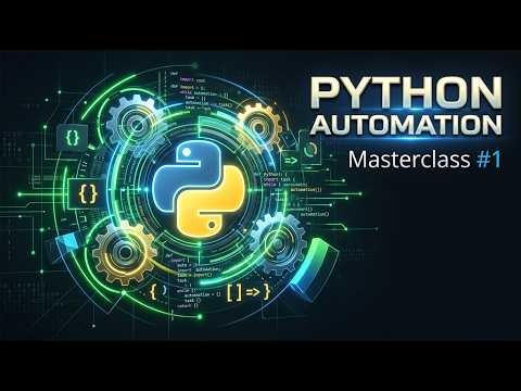 Python Automation Masterclass #1 | Introduction to Automation & Your First Python Automation Script
