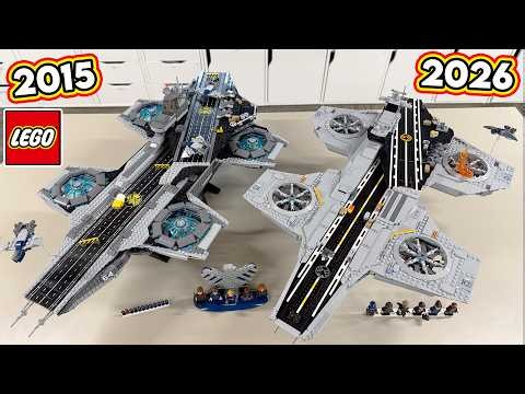 LEGO Helicarrier Comparison! 2015 vs 2026