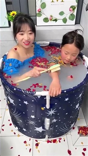 Cool Items! Practical sponges for enjoying a bath at home #creative #gadgests #viral #shorts