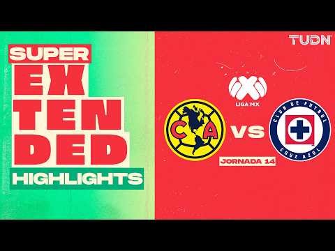 SUPER EXTENDED HIGHLIGHTS - América vs Cruz Azul | Liga MX - J14 CL26 | TUDN