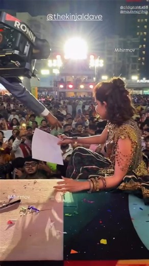 Fan Favourite 😍 Day 6 Kinjal Dave 📍Korakendra Borivali Mumbai Navratri 2026 #ytshorts #garba