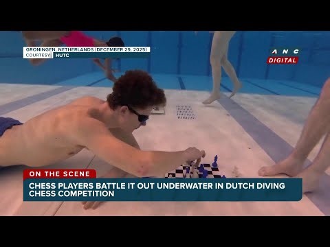 LOOK: Chess players battle it out underwater in Dutch Diving Chess World Championships | ANC