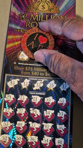 Bonus Love On The $2 Million Royale Scratch Off Ticket!