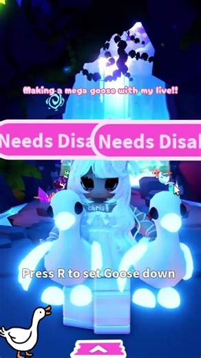 Making a Mega Goose in Adopt Me LIVE!