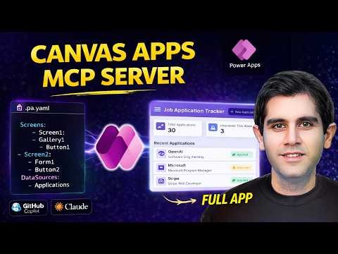 A New Way to Build Canvas Apps 🚀 (Power Apps MCP Server)