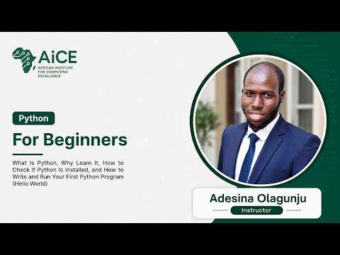 01 Python For Beginners