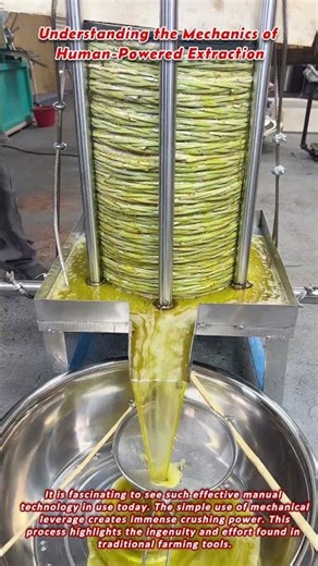 Understanding the Mechanics of Human Powered Extraction