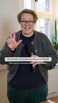 3 Gründe für die Easy German Mitgliedschaft #easygerman #mitgliedschaft #deutschlernen