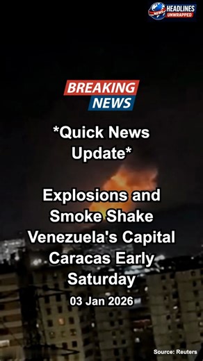 CARACAS UNDER ATTACK: Explosions Shake Capital City | Crisis Unwrapped