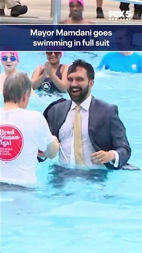 Mayor Mamdani jumps into NYC pool to kick off summer season