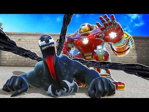 Crushing VENOM as Hulkbuster in VR