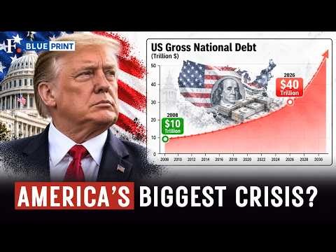 How US Accumulated $40 Trillion Debt | Real Truth Of US Debt Crisis | The Blueprint