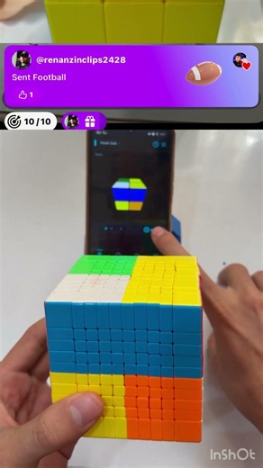 Tutorial for the 10x10 Rubik's Cube? #rubikscube #puzzle #rubik #rubikcube #cubepuzzle #cubes