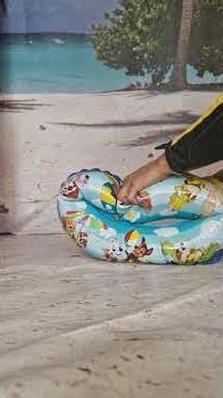 Deflating the Paw Patrol Swim Ring 💨🐾 So Satisfying!