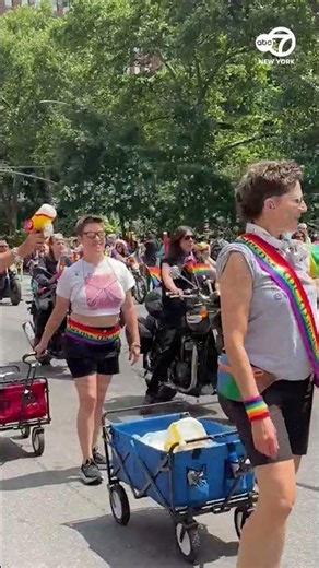 2026 Pride March underway in NYC #pride #pridemonth #lgbtq #nyc #shorts