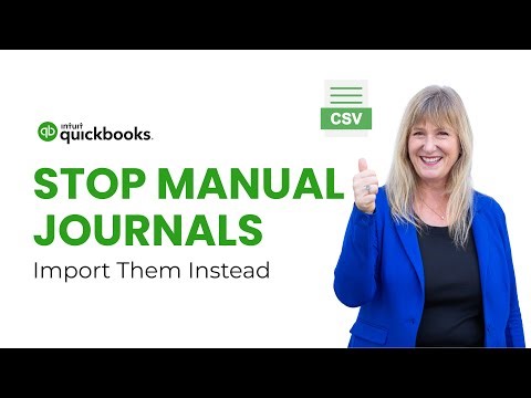 Import Journal Entries from Excel Sheets CSV