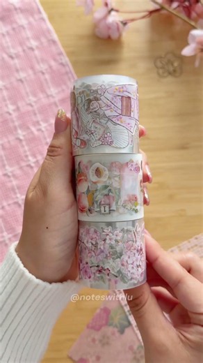 asmr stationery haul | hinoki Into the Spring collection #shorts