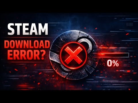 Steam Download Error Fix | Clear Steam Cache & Fix Download Not Working