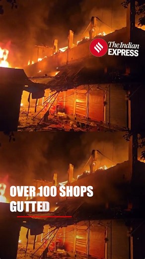 Fire In Goa’s Vasco Guts Over 100 Shops
