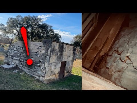 STRANGE THINGS Inside this Crypt! We Sneak a Look Inside.
