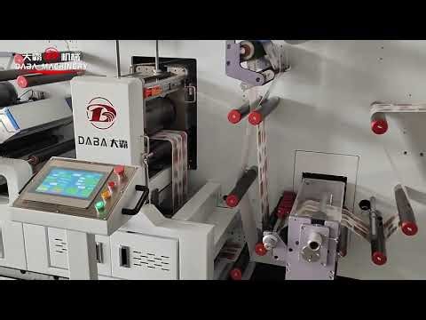 Paper Label Printing Finishing Machine Roll to Roll Label Die Cutter Label Slitting Machine Rewinder