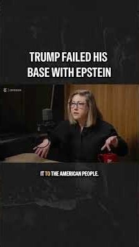 Sarah Longwell: Trump failed his base with Epstein.