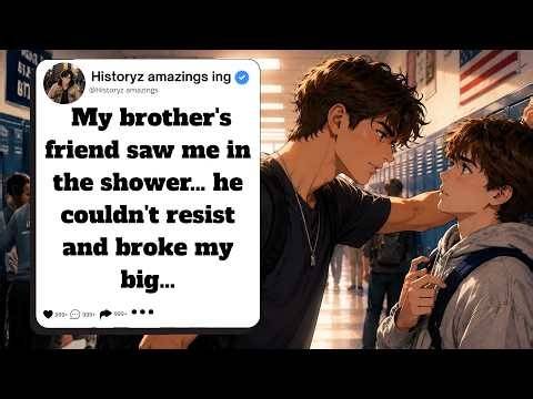 My brother's friend saw me in the shower… he couldn't resist and broke my big…
