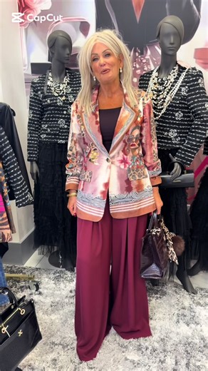 Colorful print jackets to wear with jeans