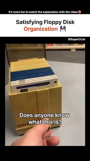 ​💾 The Ultimate Retro Flip | Satisfying Floppy Disk Organization 📼