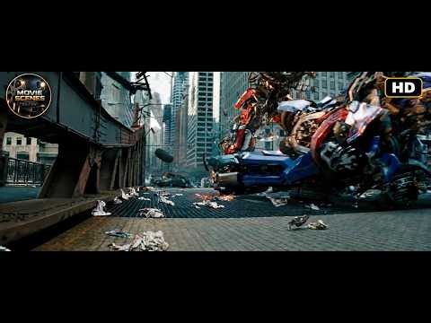 Transformers: Dark of the Moon | Optimus vs Megatron and Sentinel | HD
