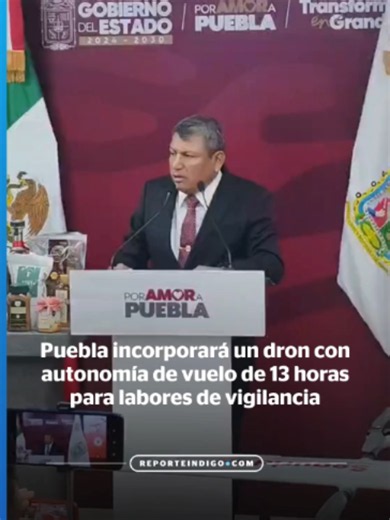 El funcionario también informó sobre un segundo dron con mayor capacidad que el anterior, el cual utilizarán para vigilancia, ya que puede volar hasta 13 horas continuas y que será fundamental para las acciones de seguridad. Video: Ángela Chávez