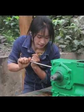 Genius Girl Fixes A Heavy Diesel Engine In 3 Days #repair #mechanic
