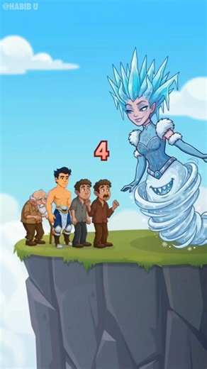 Frost Lady unleashes her icy power with water and snow spray ❄️💦 Hero Wars Ad Review Video
