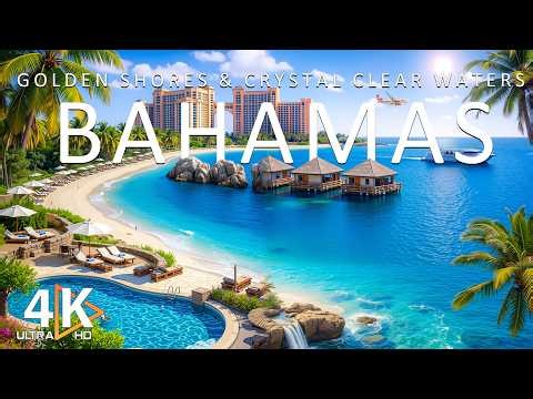 Wonder of Bahamas 4K | Exuma Cays, Pink Sand Beaches & Turquoise Caribbean Waters Drone Footage UHD