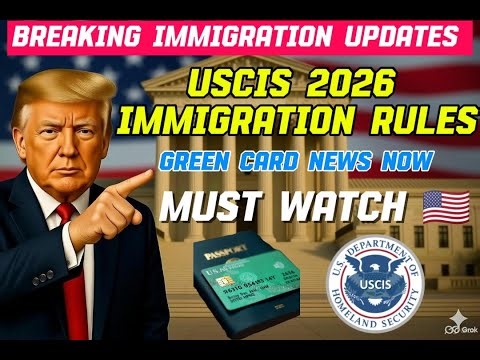USCIS Announces New 2026 Immigration Rules – Full Breakdown | US Immigration News