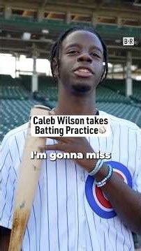 Bulls rookie Caleb Wilson gets some swings in ⚾️