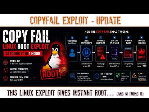 CopyFail Exploit - This Linux Exploit Gives Instant ROOT (and AI Found It)