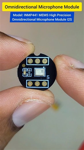Omnidirectional microphone module unpacking & quick specs 🔥 #CircuitStories #electronics #Microphone