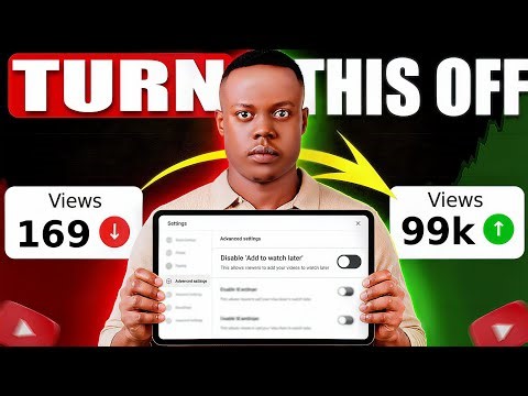 No Views? No Subscribers? TURN THIS OFF NOW