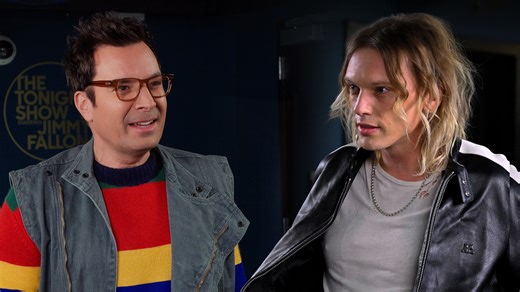 Jimmy dresses like this every day, Jamie Campbell Bower 😂 | The Tonight Show Starring Jimmy Fallon