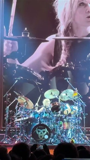 Anika Nikes ￼slaughtering that Tom Sawyer Drum Solo Boston 2026 #rush #tomsawyer #anikanilles