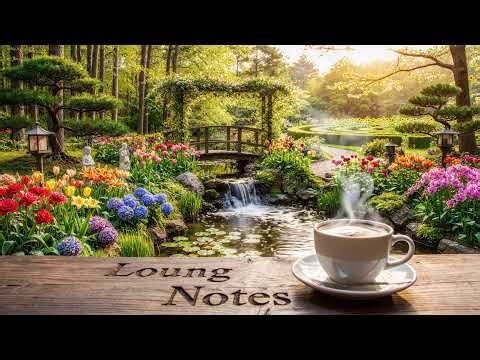 Relaxing Jazz Music & Spring Coffee Shop Ambience 🌸 Perfect Background Music for Deep Study ☕