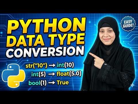 Converting Data Types In Python| Sets, Tuples, Dictionaries | Python For Beginners