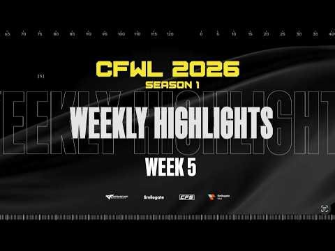 CFWL 2026 Season 1 Phase 2 - Week 5 Top 10 Plays
