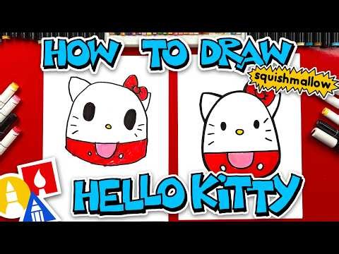 How To Draw Hello Kitty Squishmallow